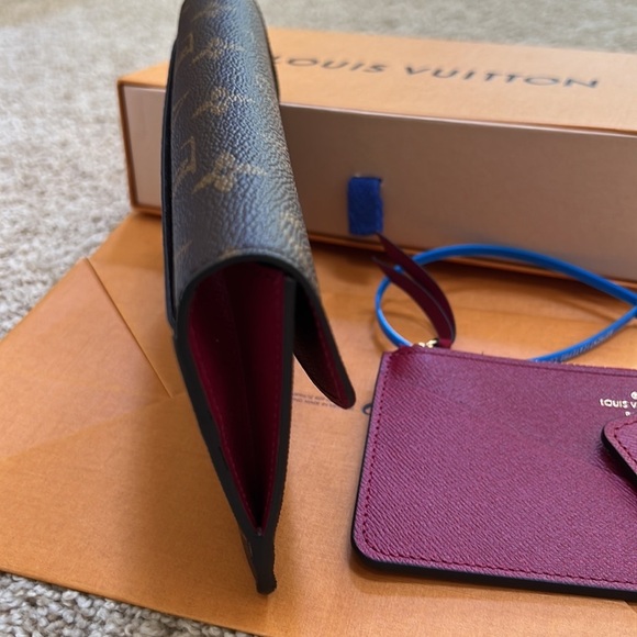 LOUIS VUITTON monogram Jeanne wallet with Louis Vuitton inserts - Picture 8 of 14